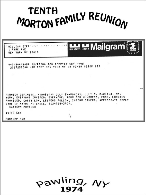 Morton Family History